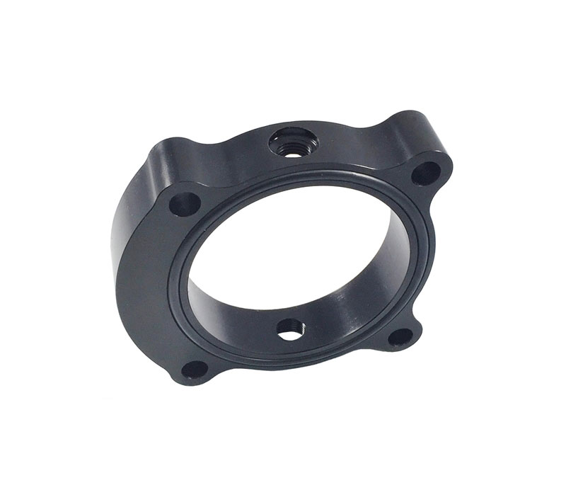 Torque Solution ts-tbs-029b | Throttle Body Spacer 2013+ Hyundai Genesis Coupe 2.0T - Black; 2013-2023