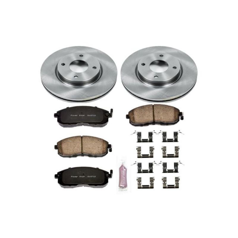 PowerStop koe5817 | Power Stop 09-14 Nissan Cube Front Autospecialty Brake Kit; 2009-2014