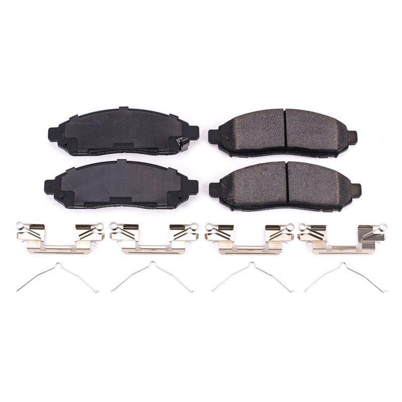 PowerStop 171094 | Power Stop 16-18 Chevrolet City Express Front Z17 Evolution Ceramic Brake Pads w/Hardware; 2016-2018