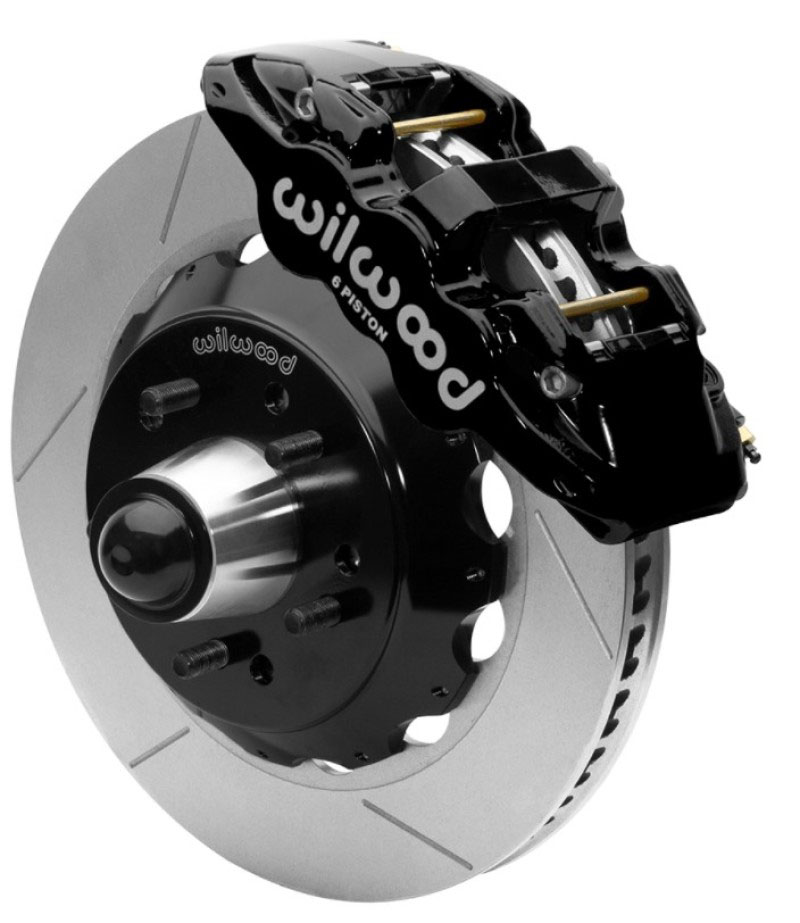 Wilwood 14015943 | Forged Narrow Superlite 6R Front Big Brake Kit 14.00in Rotors 67-86 C1500 - Black; 1967-1986