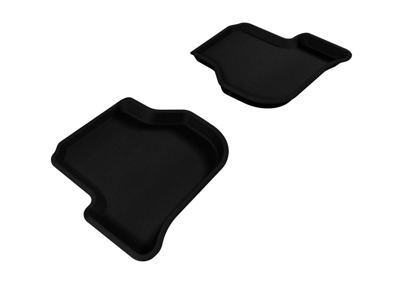 3D Maxpider l1vw00821509 | 3D MAXpider 2005-2010 Volkswagen Jetta/Golf Kagu 2nd Row Floormats - Black; 2005-2010