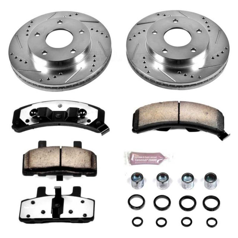 PowerStop k3003-36 | Power Stop 79-85 Buick Riviera Front or Rear Z36 Truck & Tow Brake Kit; 1979-1985