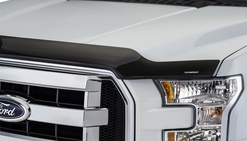 Stampede 2153-2 | 2015-2019 Ford F-150 Vigilante Premium Hood Protector - Smoke; 2015-2019