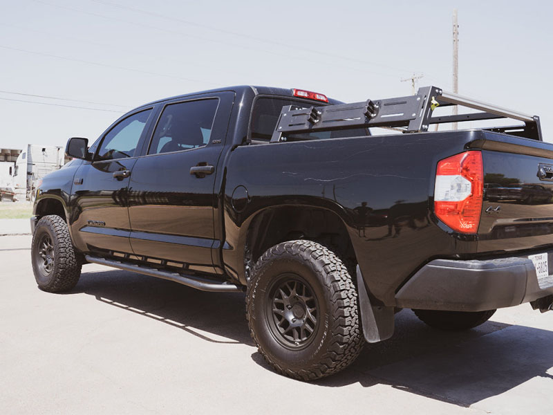 Cali Raised LED cr3713 | Cali Raised 14-24 Toyota Tundra Overland Bed Rack - Long Bed Mid Height Rack; 2014-2024