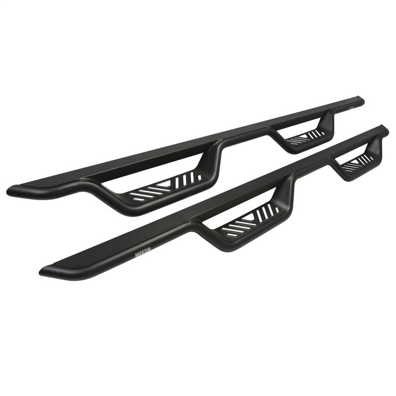 Westin 20-13255 | 07-21 Toyota Tundra CrewMax Outlaw Drop Nerf Step Bars - Black; 2007-2021