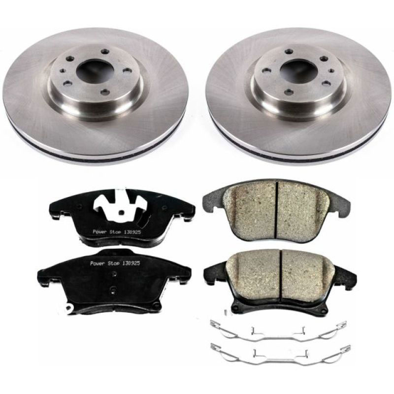 PowerStop koe6816 | Power Stop 13-19 Ford Fusion Front Autospecialty Brake Kit; 2013-2019