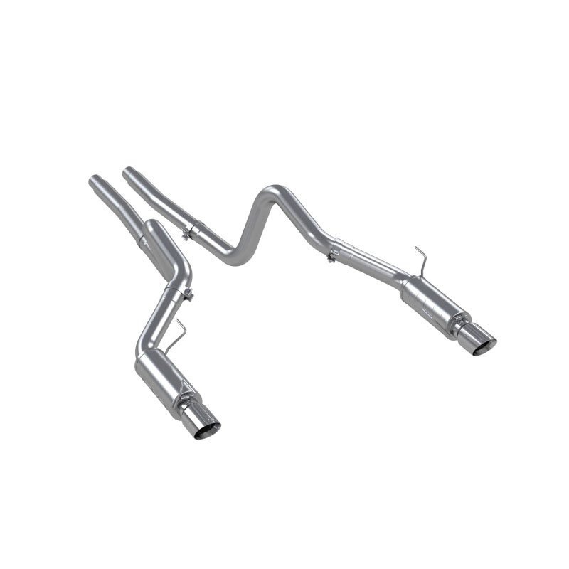 MBRP s7270al | 05-09 Ford Mustang GT 4.6L Dual Split Rear Race Version AL/ 3in Cat Back Exhaust System; 2005-2009