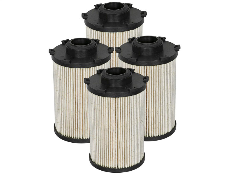 aFe 44-FF012-MB | Pro GUARD D2 Fuel Filter 07.5-09 Dodge RAM Diesel Trucks L6 6.7L (td) (4 Pack); 2007-2009