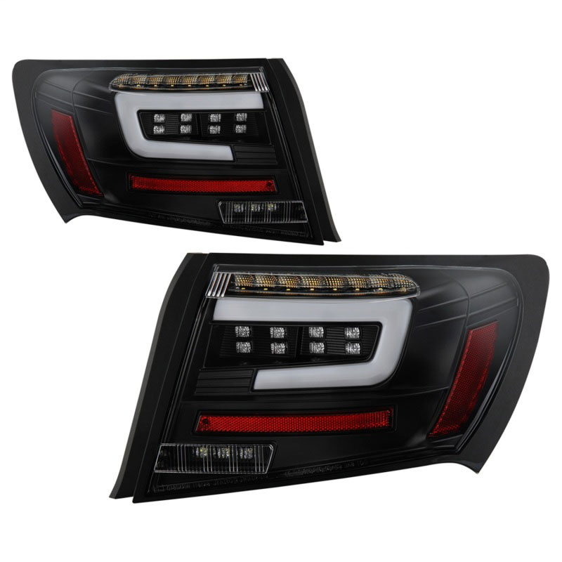 SPYDER 5087966 | Spyder 08-11 Subaru Impreza WRX 4DR LED Tail Lights - Black ALT-YD-SI084D-LED-BK; 2008-2011