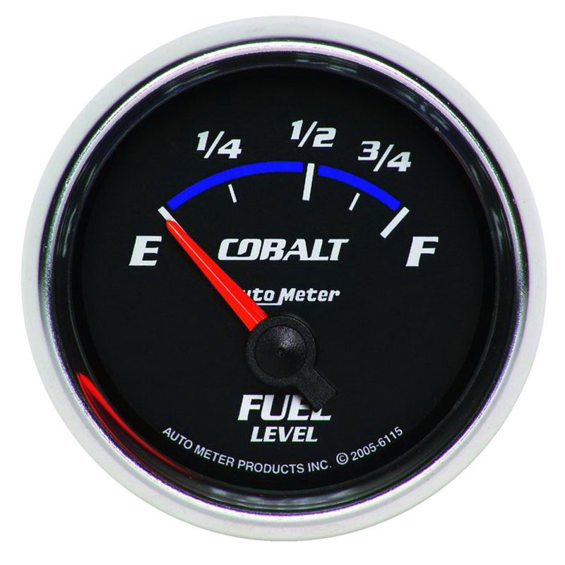 AutoMeter 6115 | Autometer Cobalt 52mm 73 E/ 10 F SSE Fuel Level Gauge; 1973-2010