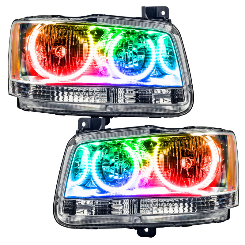 Oracle Lighting 8901-334 | Oracle 08 Dodge Magnum SMD HL - Chrome - ColorSHIFT w/o Controller; 2008-2008