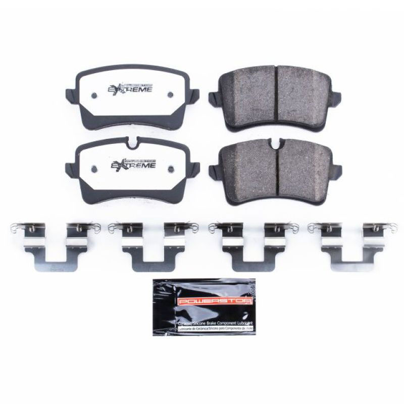 PowerStop z26-1547 | Power Stop 12-18 Audi A6 Rear Z26 Extreme Street Brake Pads w/Hardware; 2012-2018