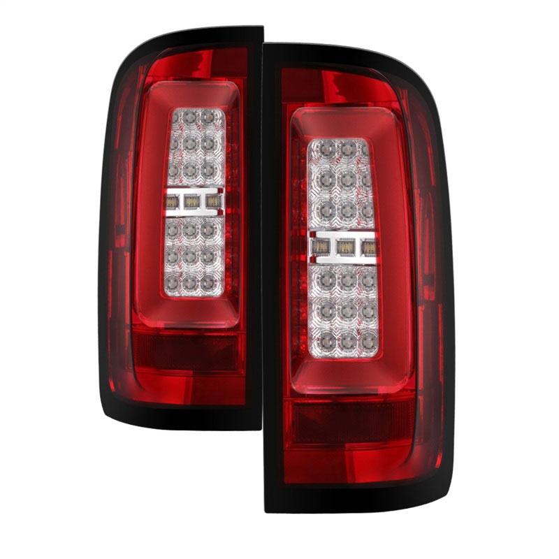 SPYDER 5085269 | Spyder Chevy Colorado 2015-2017 Light Bar LED Tail Lights - Red Clear ALT-YD-CCO15-LED-RC; 2015-2017