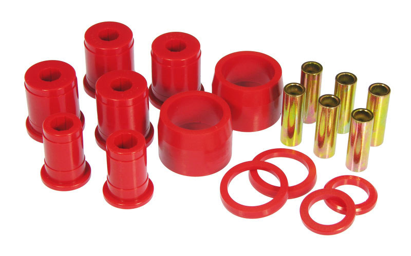 Prothane 7-309 | 65-70 GM Full Size Rear Upper/Lower Control Arm Bushings - Red; 1965-1970