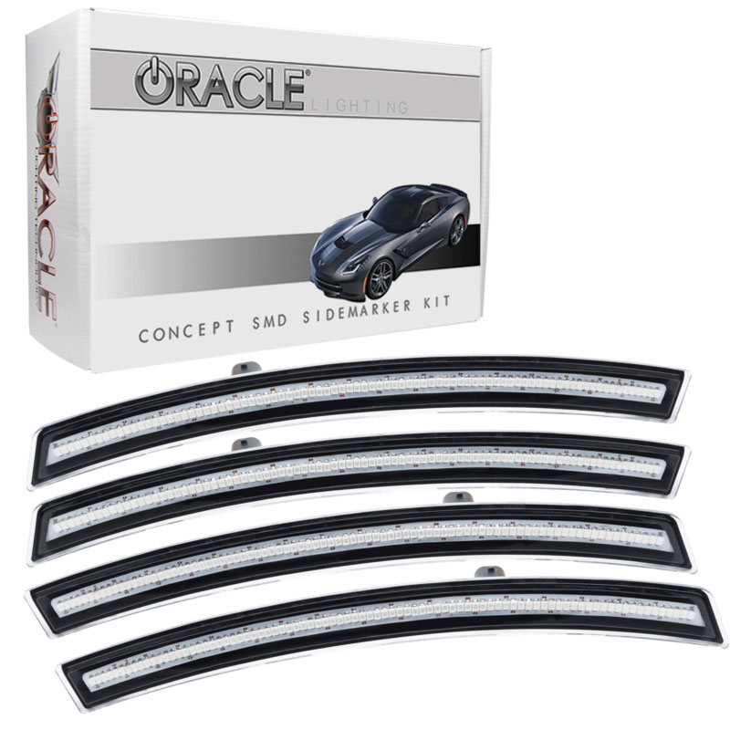 Oracle Lighting 2392-019 | Oracle Chevrolet Corvette C7 Concept Sidemarker Set - Clear - No Paint; 2014-2017