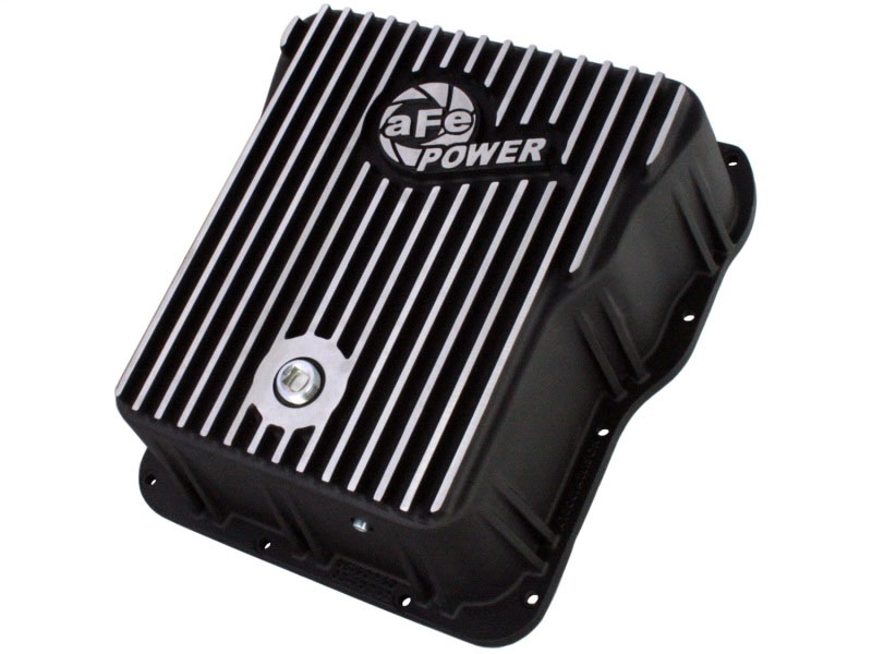 aFe 46-70072 | Power Cover Trans Pan Machined Trans Pan GM Diesel Trucks 01-12 V8-6.6L Machined; 2001-2012