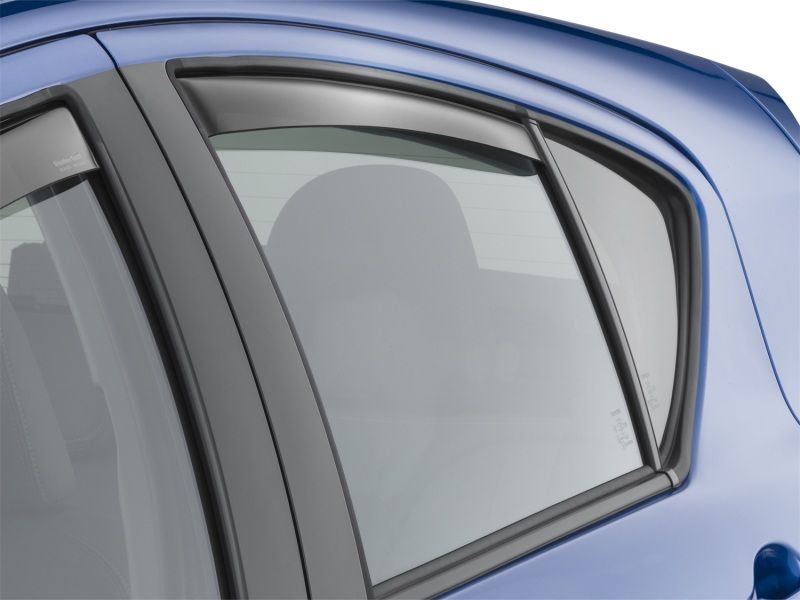 WeatherTech 83405 | 2006 BMW 325i / 07-12 BMW 328i Rear Side Window Deflectors - Dark Smoke; 2007-2012