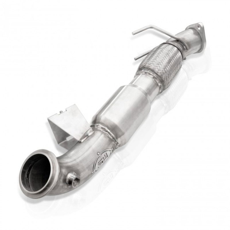 Stainless Works fc13dpcat | 2013-18 Ford Focus ST 3in High-Flow Cats Downpipe Factory Connection; 2013-2018