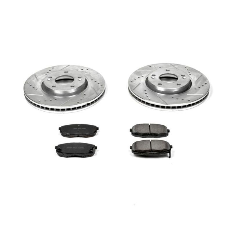 PowerStop k5837 | Power Stop 10-13 Kia Forte Front Z23 Evolution Sport Brake Kit; 2010-2013