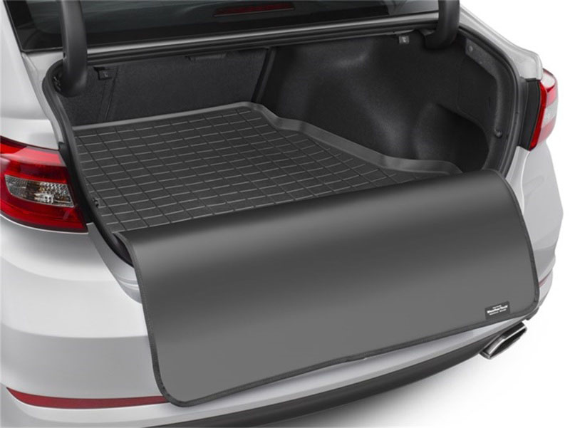 WeatherTech 40244sk | 03-13 Porsche Cayenne Cargo Liner w/ Bumper Protector - Black; 2003-2013