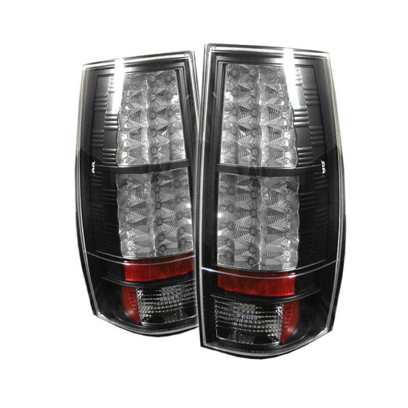 SPYDER 5002136 | Spyder Suburban / Tahoe / Gmc Yukon / Denali Led Tail Lights - Black - (ALT-YD-CSUB07-LED-BK); 2007-2014