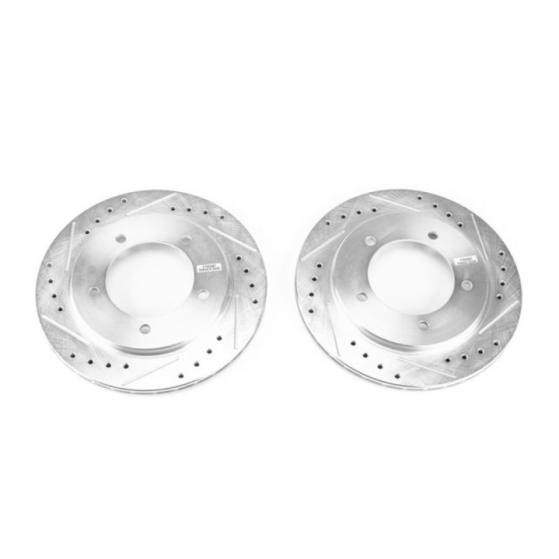 PowerStop jbr955xpr | Power Stop 99-04 Chevrolet Tracker Front Evolution Drilled & Slotted Rotors - Pair; 1999-2004