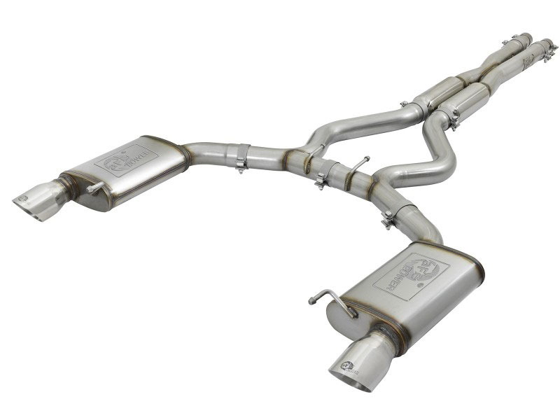 aFe 49-36442-p | MACHForce XP 3in-2.5in 304SS Exhaust Cat-Back 15-20 Audi S3 L4-2.0L (t) - Polished Tips; 2015-2020