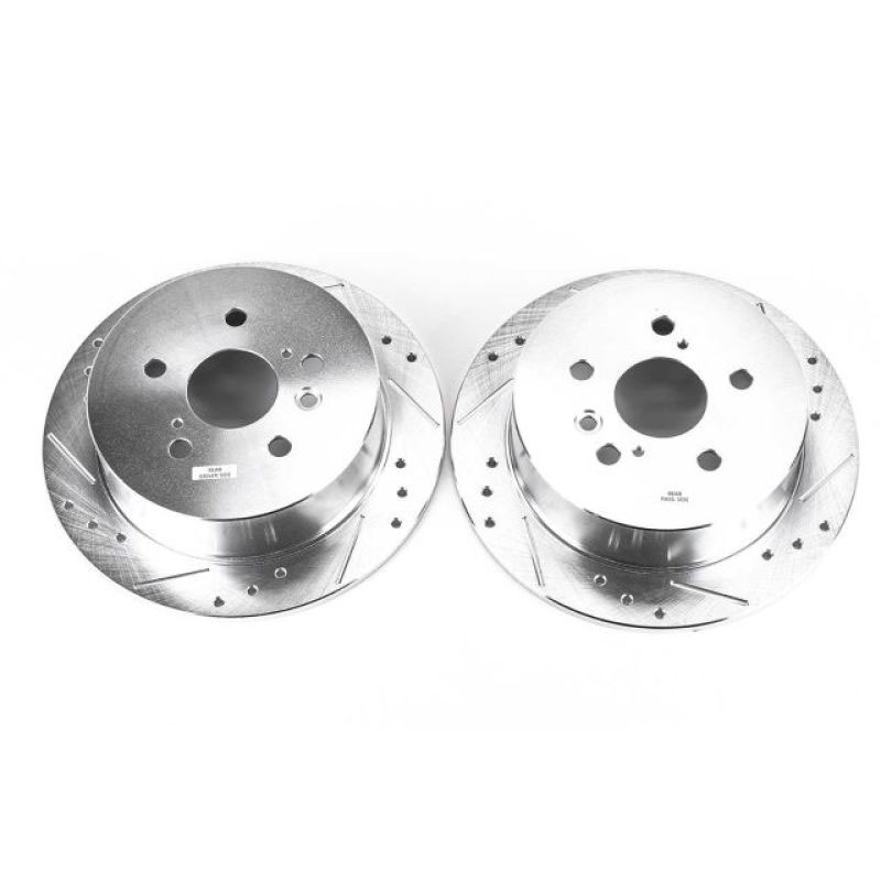 PowerStop jbr1153xpr | Power Stop 04-06 Lexus RX330 Rear Evolution Drilled & Slotted Rotors - Pair; 2004-2006