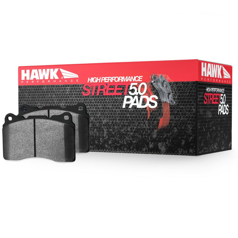 Hawk Performance HB557B.545 | Hawk 2013-2014 Subaru BRZ Ltd (277mm Fr Disc/Solid Rr Disc) High Perf. Street 5.0 Rear Brake Pads; 2013-2014