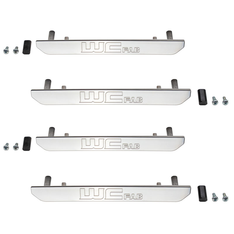 Wehrli wcf100390 | 2020+ GMC 2500/3500HD Fender Flare Marker Light Delete Kit w/Logo - Raw Finish; 2020-2022