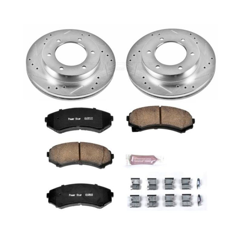 PowerStop k5259 | Power Stop 2002 Honda Passport Front Z23 Evolution Sport Brake Kit; 2002-2002