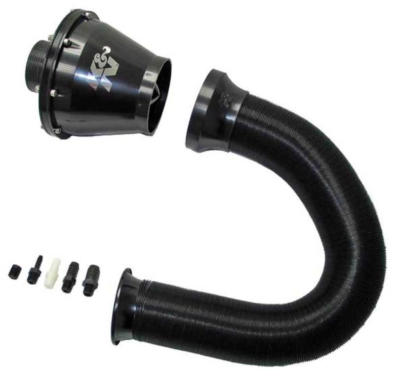 K&N Engineering rc5052ab | K&N Universal Apollo Black Cold Air Intake - 70mm OD FLG PP