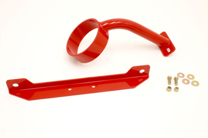 BMR Suspension DSL010R | BMR Front driveshaft loop Mustang GT Red; 2005-2010