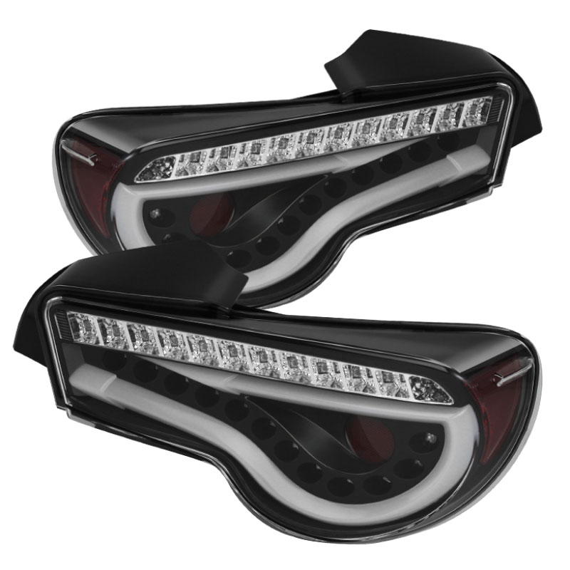 SPYDER 5072009 | Spyder Scion FR-S Light Bar LED Tail Lights - Black - (ALT-YD-SFRS12-LBLED-BK); 2012-2013