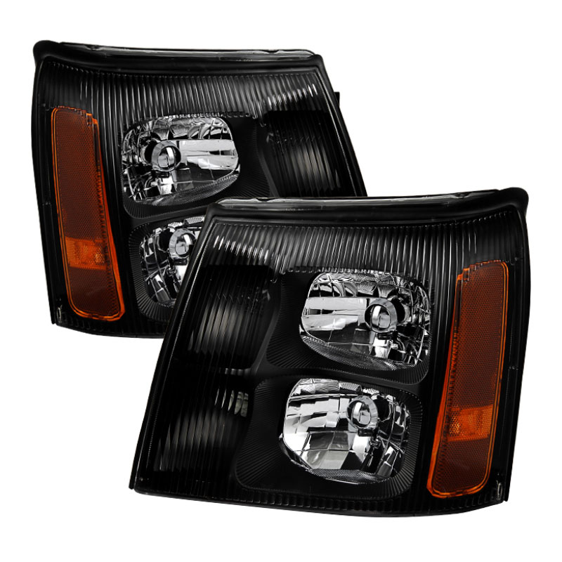 SPYDER 9029592 | Xtune Cadillac Escalade Hid Model Only 2003-2006 OEM Style Headlights Black HD-JH-CAES03-HID-BK; 2003-2006