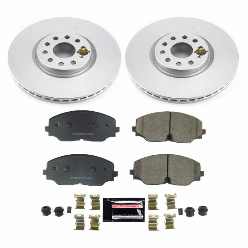 PowerStop crk8117 | Power Stop 18-19 Volkswagen Atlas Front Z23 Evolution Sport Coated Brake Kit; 2018-2022