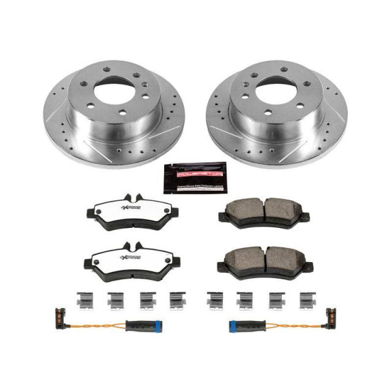 PowerStop k6197-36 | Power Stop 07-09 Dodge Sprinter 2500 Rear Z36 Truck & Tow Brake Kit; 2007-2009