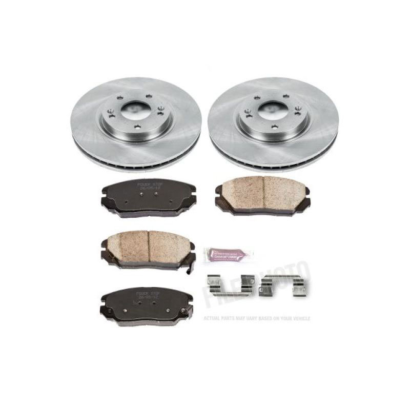 PowerStop koe4647 | Power Stop 06-10 Hyundai Sonata Front Autospecialty Brake Kit; 2006-2010