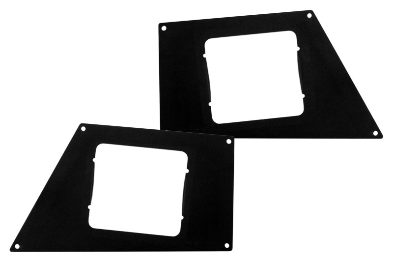 Go Rhino 241733t | 10-19 Ram Ram HD BR5 Square Light Mount Plates; 2010-2019