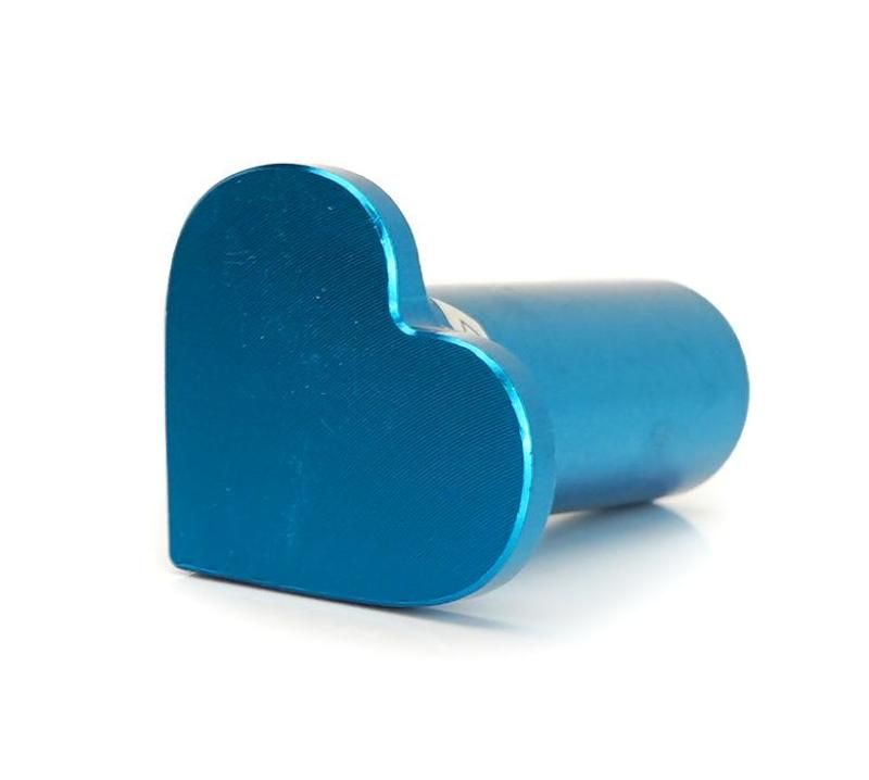 NRG dbh002bl | Heart Shape Drift Button Toyota 86/Subaru WRX/STI/Mazda - Blue; 1986-1986