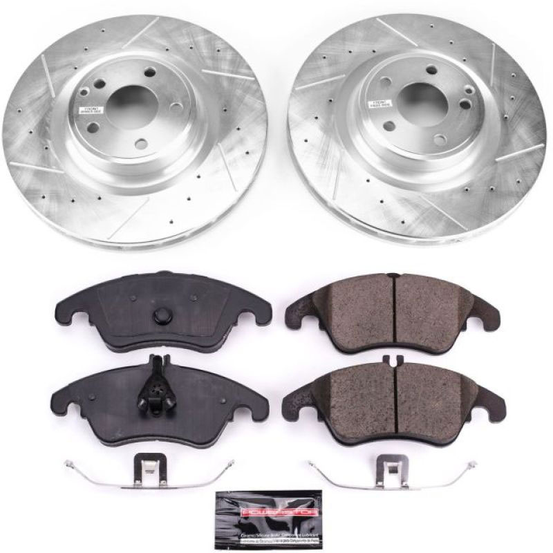 PowerStop k6893 | Power Stop 17-18 Mercedes-Benz SLC300 Front Z23 Evolution Sport Brake Kit; 2017-2018