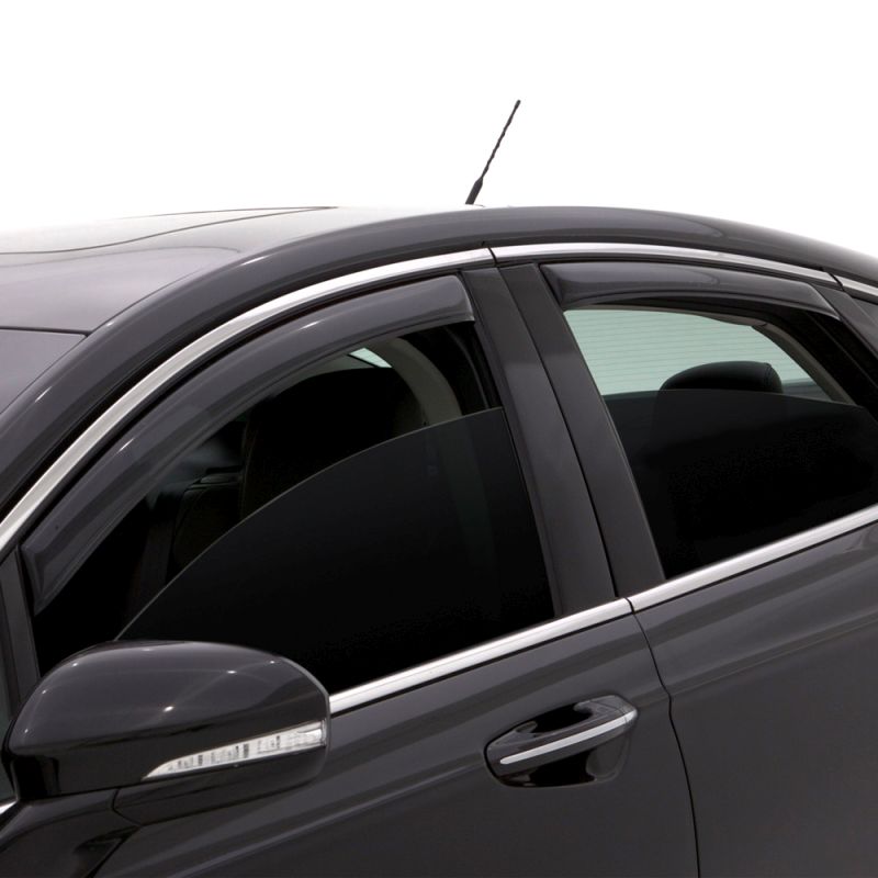 AVS 194834 | 15-18 Kia Sedona Ventvisor In-Channel Front & Rear Window Deflectors 4pc - Smoke; 2015-2018