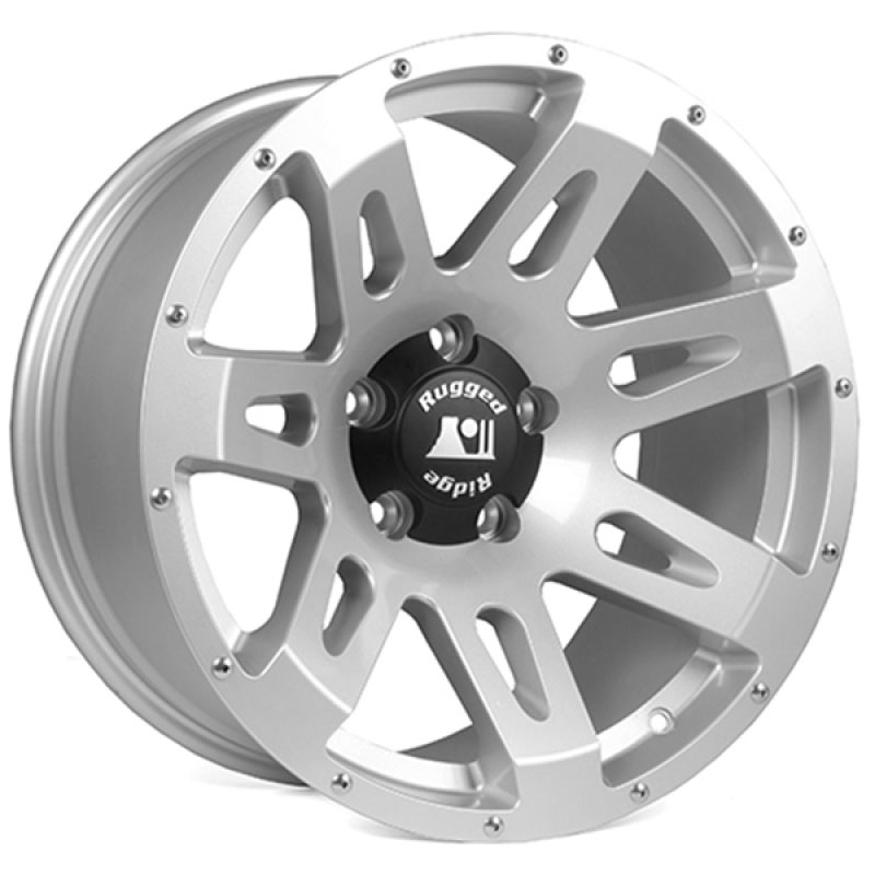 Rugged Ridge 15305.40 | XHD Wheel Silver 18x9 07-18 Jeep Wrangler JK; 2007-2018