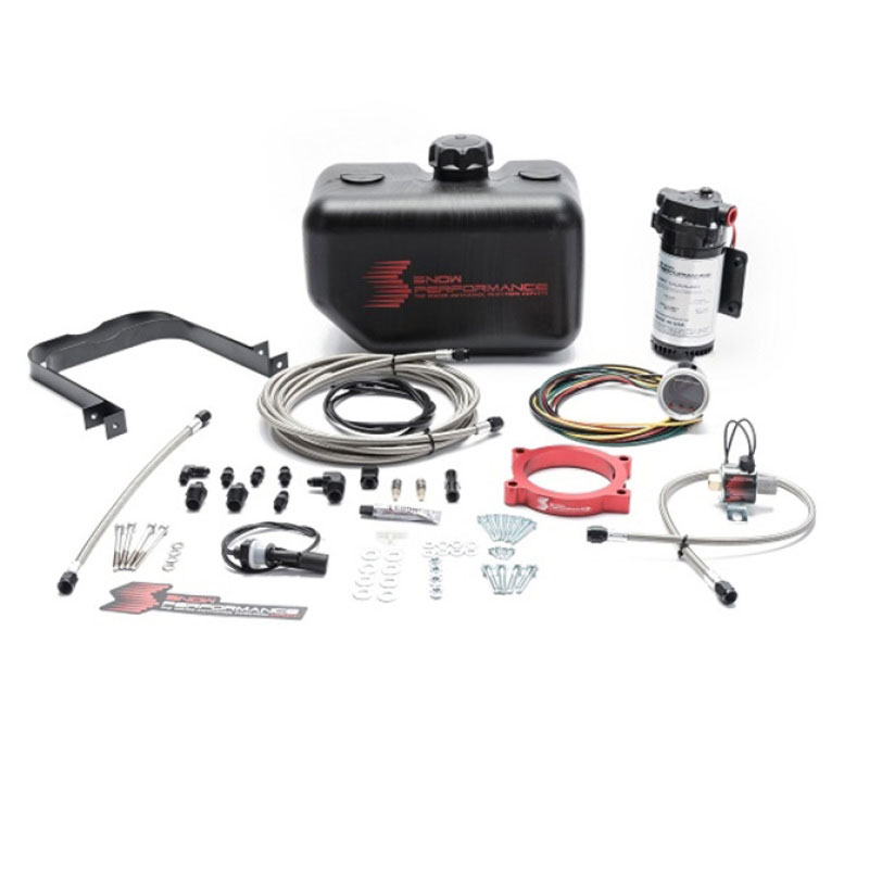 Snow Performance sno-2161-brd | 16-17 Camaro Stg 2 Boost Cooler F/I Water Injection Kit (SS Braided Line & 4AN); 2016-2024