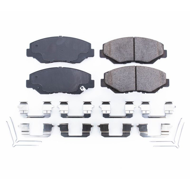 PowerStop 17914 | Power Stop 13-15 Acura ILX Front Z17 Evolution Ceramic Brake Pads w/Hardware; 2013-2015