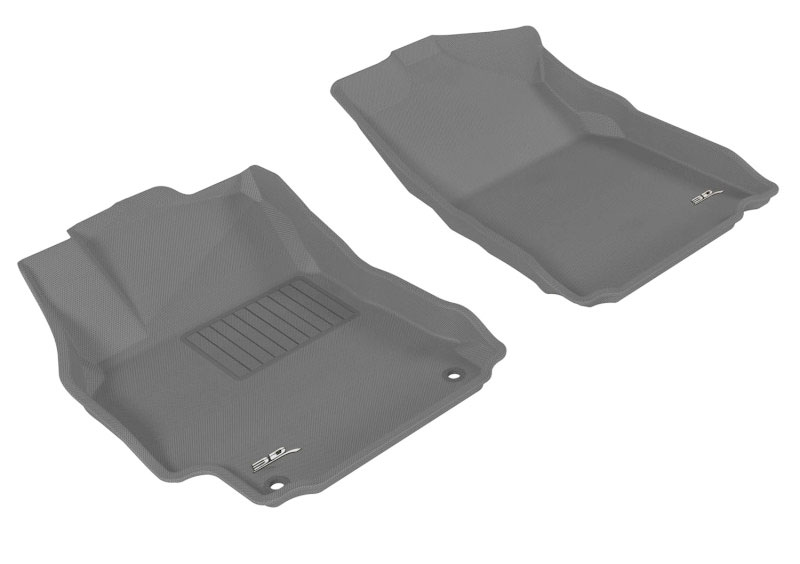 3D Maxpider l1ty08611501 | 3D MAXpider 2012-2014 Toyota Camry/Camry Hybrid Kagu 1st Row Floormat - Gray; 2012-2014