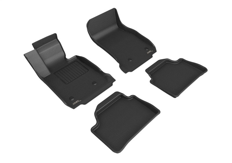 3D Maxpider l1bm03601509 | 12-19 BMW 1 Series Kagu Floor Mat- Black R1 R2; 2012-2019