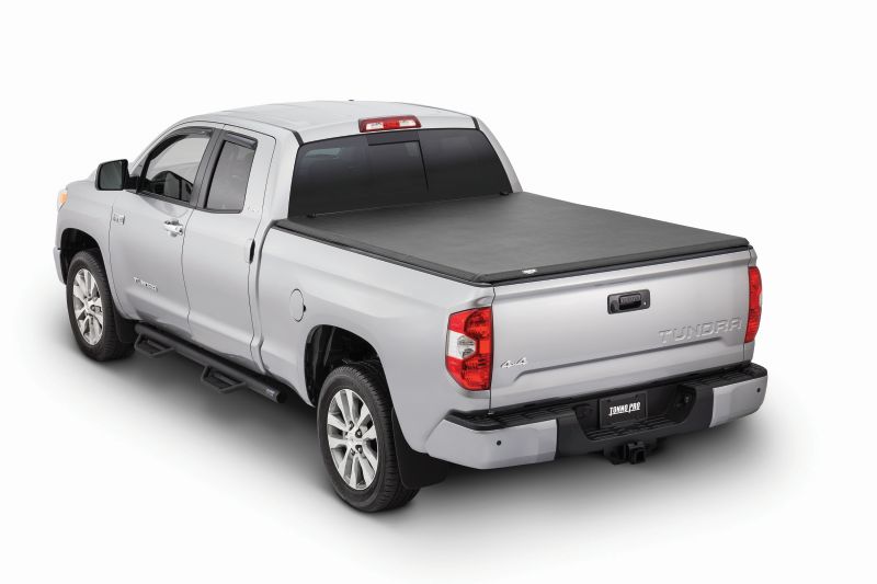 Tonno Pro hf566 | 14-21 Toyota Tundra (w/o Track Sys - NO Trail Ed.) 5ft. 7in. Bed Hard Fold Tonneau Cover; 2014-2021