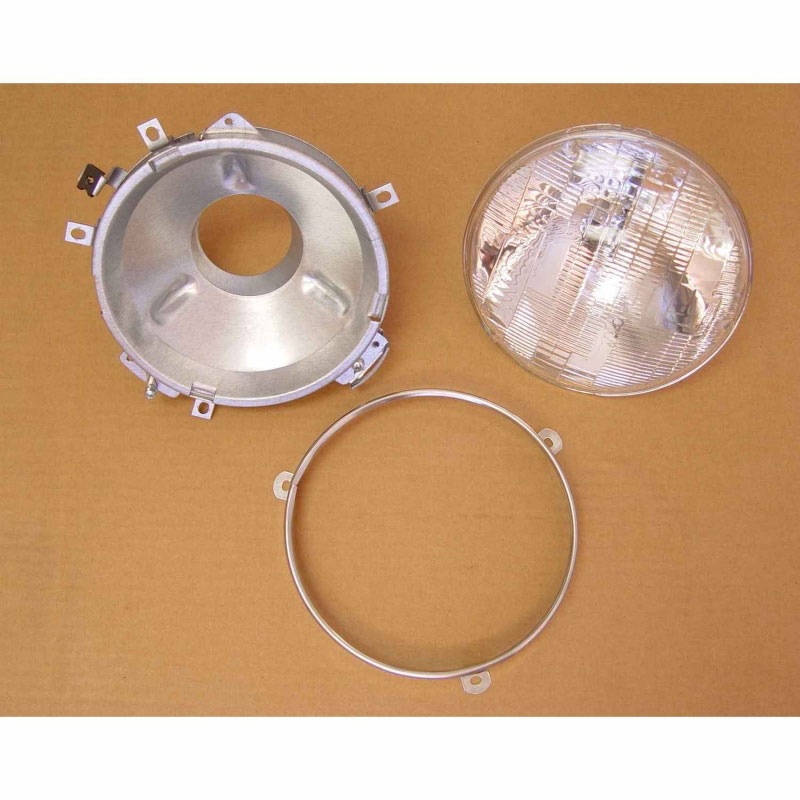 Omix 12402.01 | Headlight Assembly With Bulb 72-86 Jeep CJ Models; 1972-1986