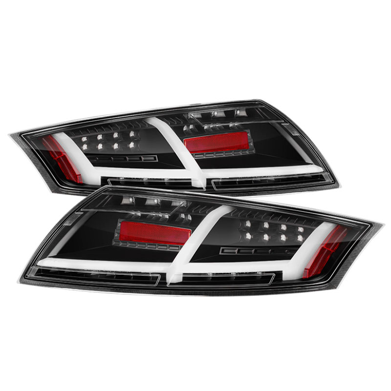 SPYDER 5081674 | Spyder Audi TT LED Tail Lights - Black - (ALT-YD-ATT07-LED-BK); 2008-2014